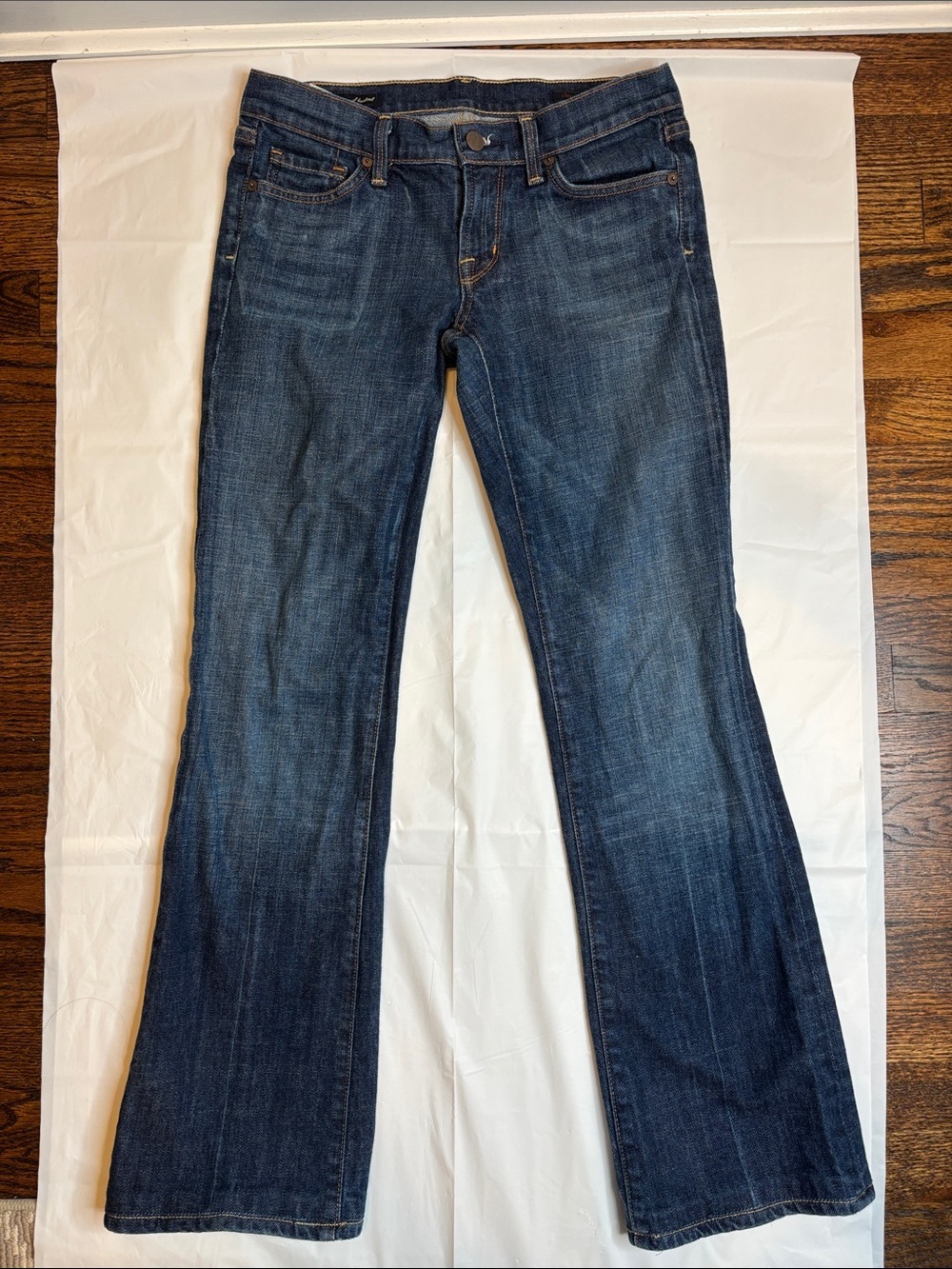 Citizens of Humanity Low Waist Bootcut Stretch Jeans Womens Size 27 Dark Wash